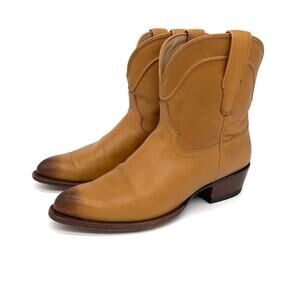 Tecovas Tan Ankle Boots